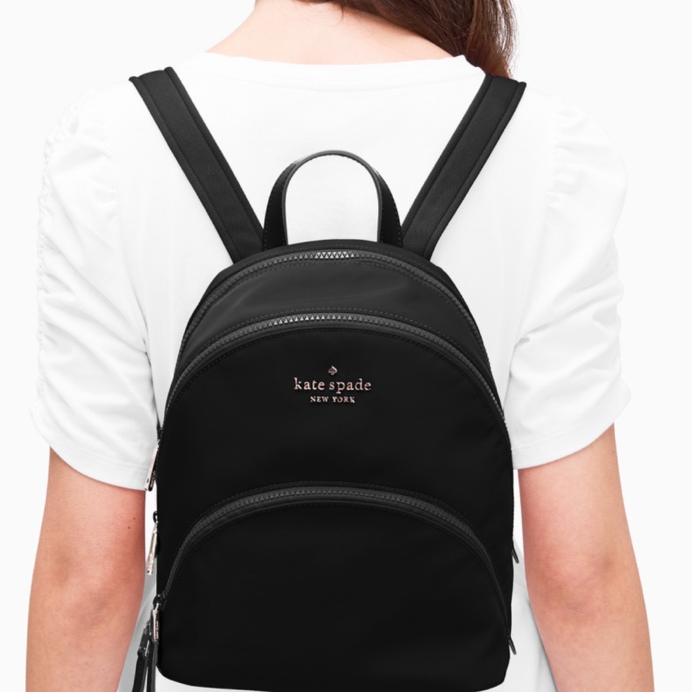 NWT-kate spade karissa nylon medium backpack - Picture 4 of 8